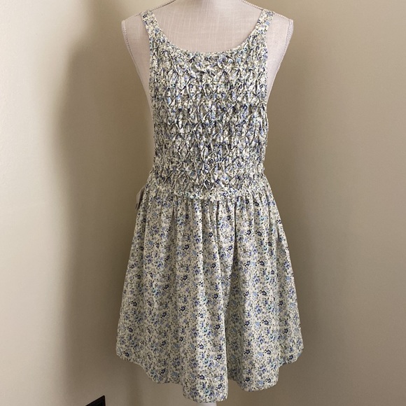 Free People Petunia smocked floral mini dress - Picture 4 of 14